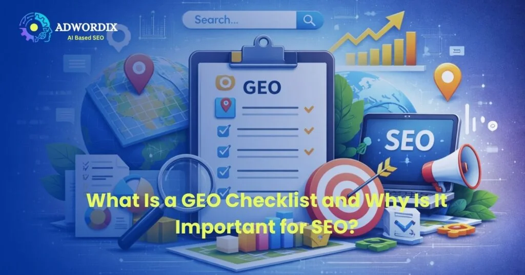 GEO Checklist