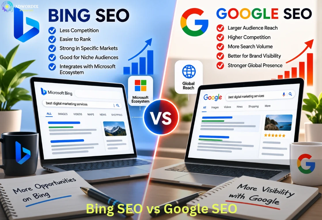 Bing SEO vs Google SEO